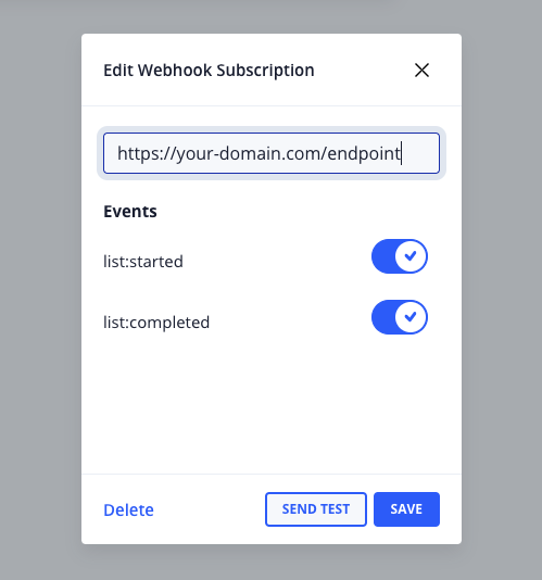 Webhook subscriptions image